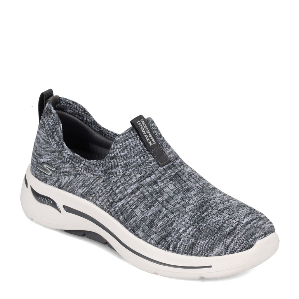 Women's Skechers GOwalk Arch Fit - Rainbow Sunrise Slip-On GREY BLUE 124406-GYBL