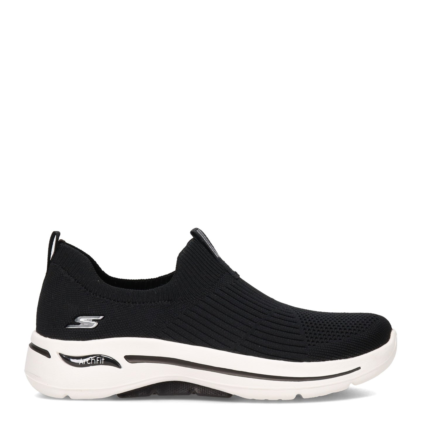Peltz Shoes  Women's Skechers GOwalk Arch Fit - Iconic Slip-On - Wide Width BLACK 124409W-BLK