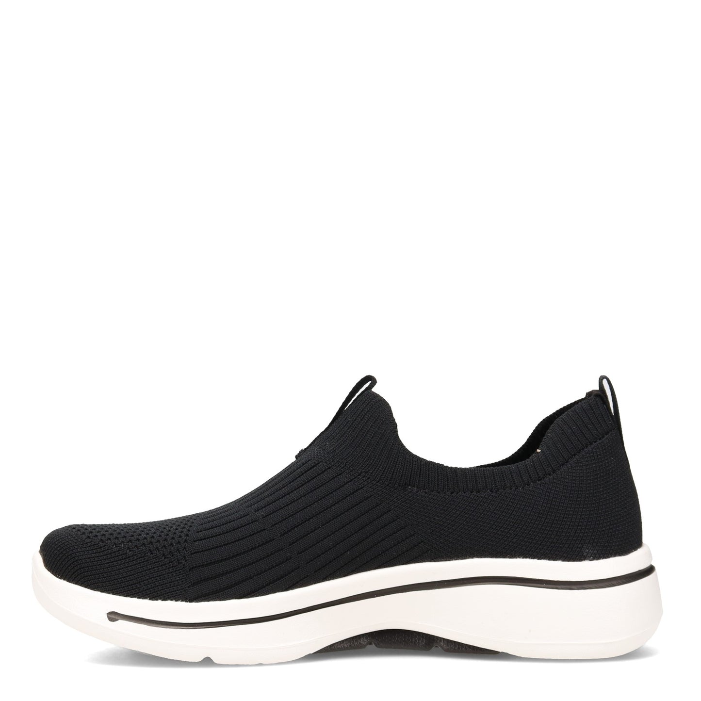 Peltz Shoes  Women's Skechers GOwalk Arch Fit - Iconic Slip-On - Wide Width BLACK 124409W-BLK