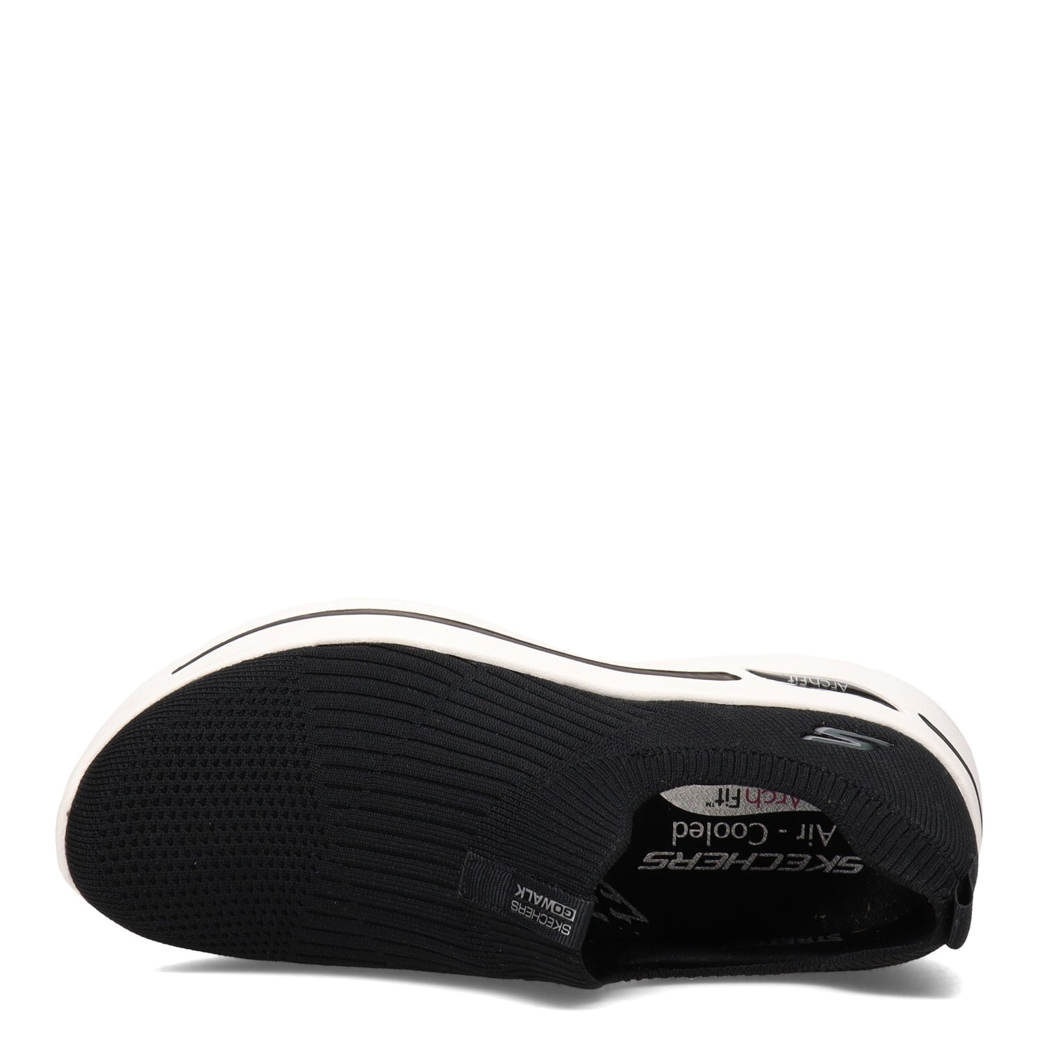 Peltz Shoes  Women's Skechers GOwalk Arch Fit - Iconic Slip-On - Wide Width BLACK 124409W-BLK