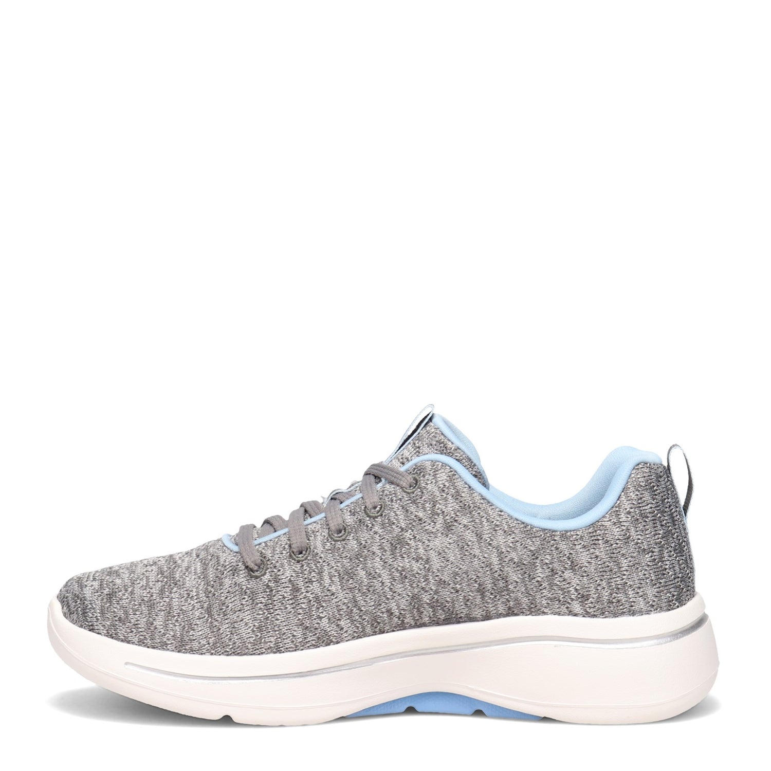 Peltz Shoes  Women's Skechers GOwalk Arch Fit - Glee Sneaker GREY BLUE 124410-CCLB