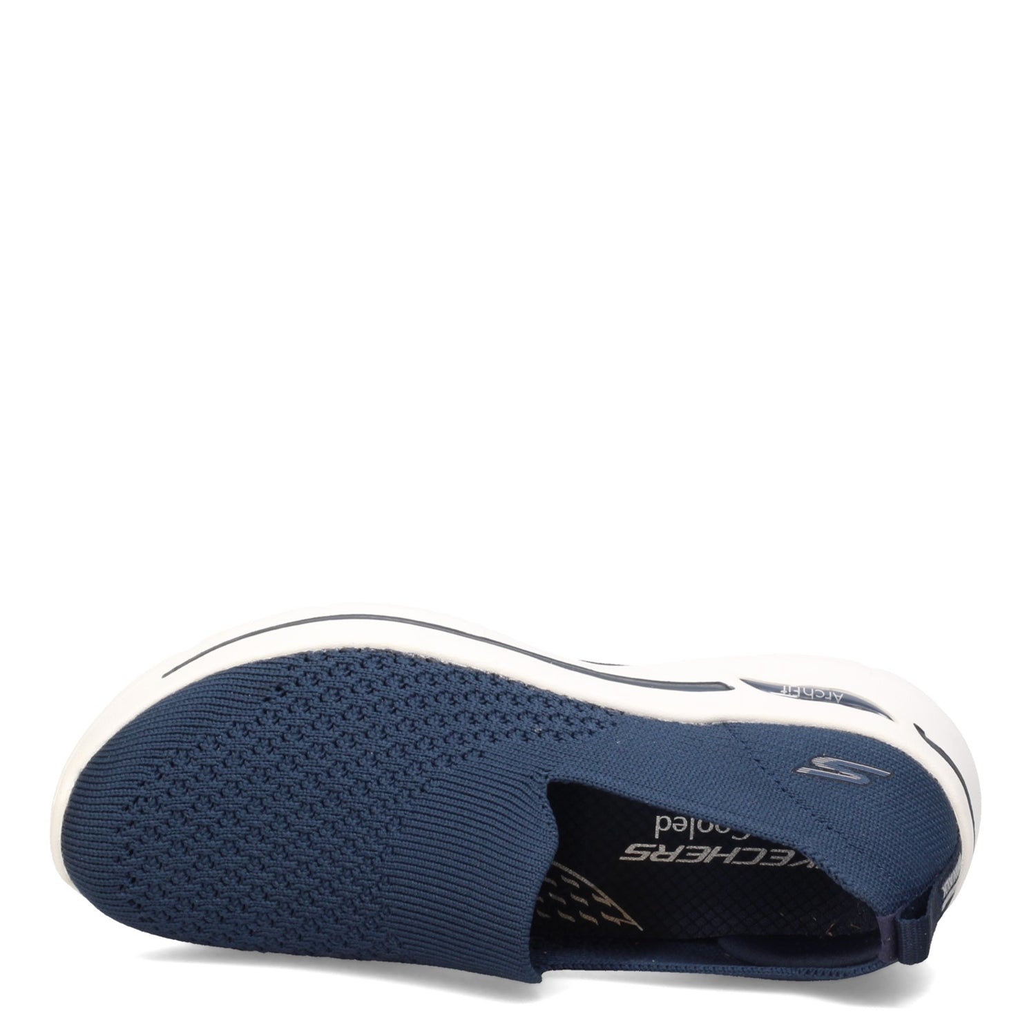 Peltz Shoes  Women's Skechers GO WALK Arch Fit Delora Slip-On NAVY 124418-NVY