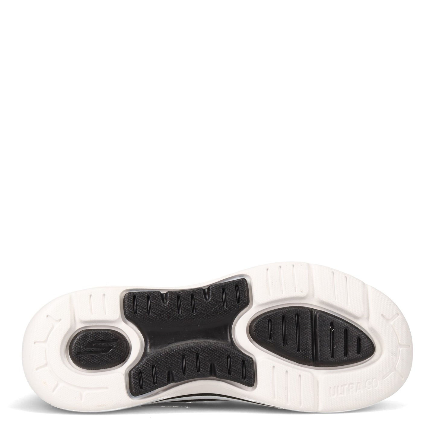 Peltz Shoes  Women's Skechers GOwalk Arch Fit - Grateful Slip-On BLACK / WHITE 124480-BKW