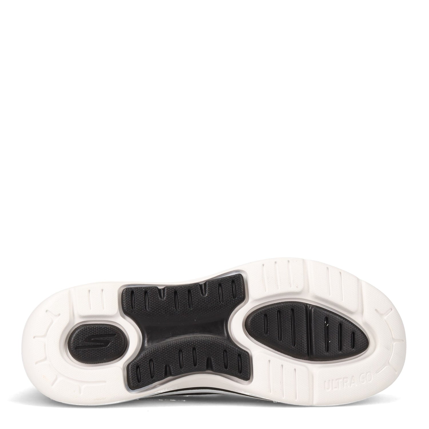 Peltz Shoes  Women's Skechers GOwalk Arch Fit - Grateful Slip-On BLACK / WHITE 124480-BKW