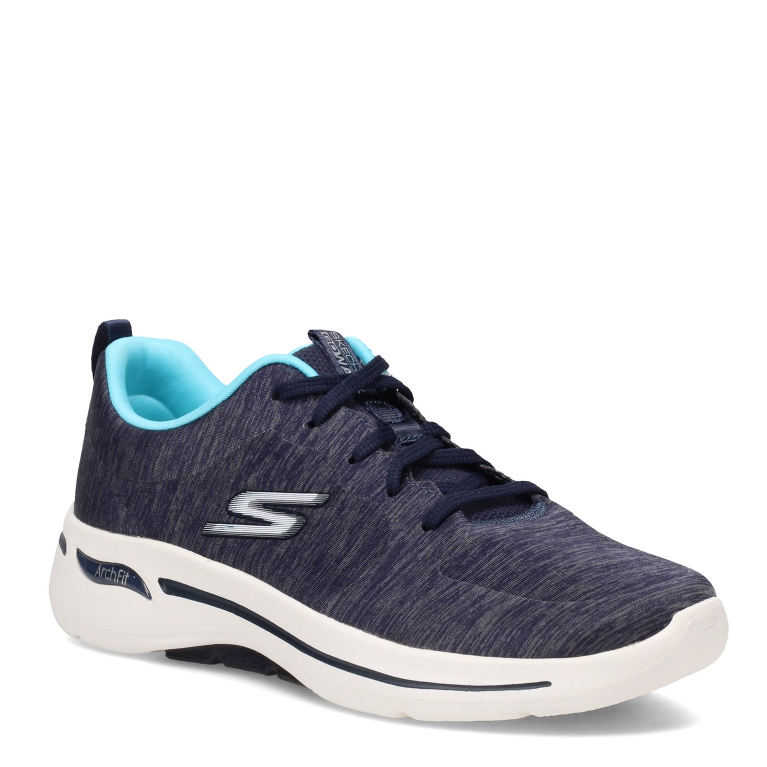 Peltz Shoes  Women's Skechers GOwalk Arch Fit - Moon Shadows Sneaker NAVY 124485-NVY