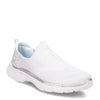 Peltz Shoes  Women's Skechers GOwalk 6 - Glimmering Slip-On WHITE 124502-WHT