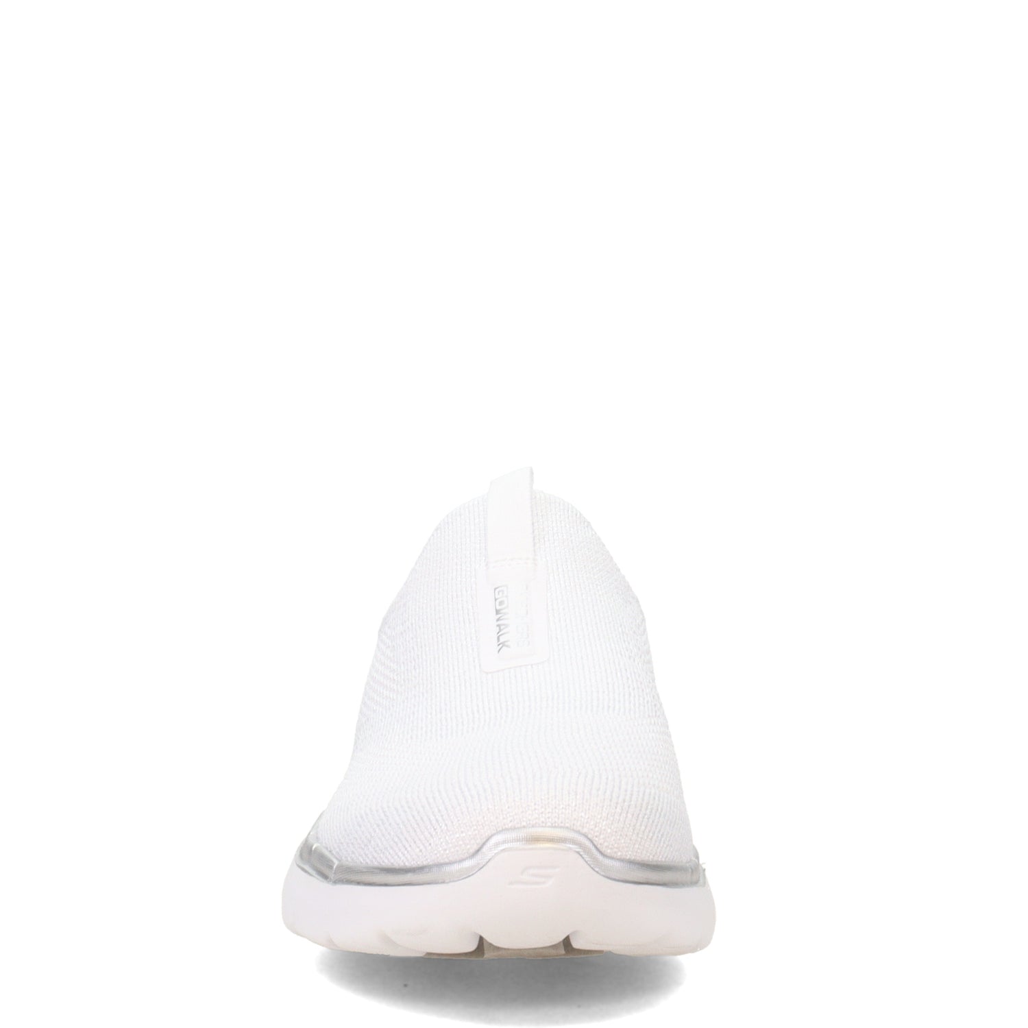 Peltz Shoes  Women's Skechers GOwalk 6 - Glimmering Slip-On WHITE 124502-WHT