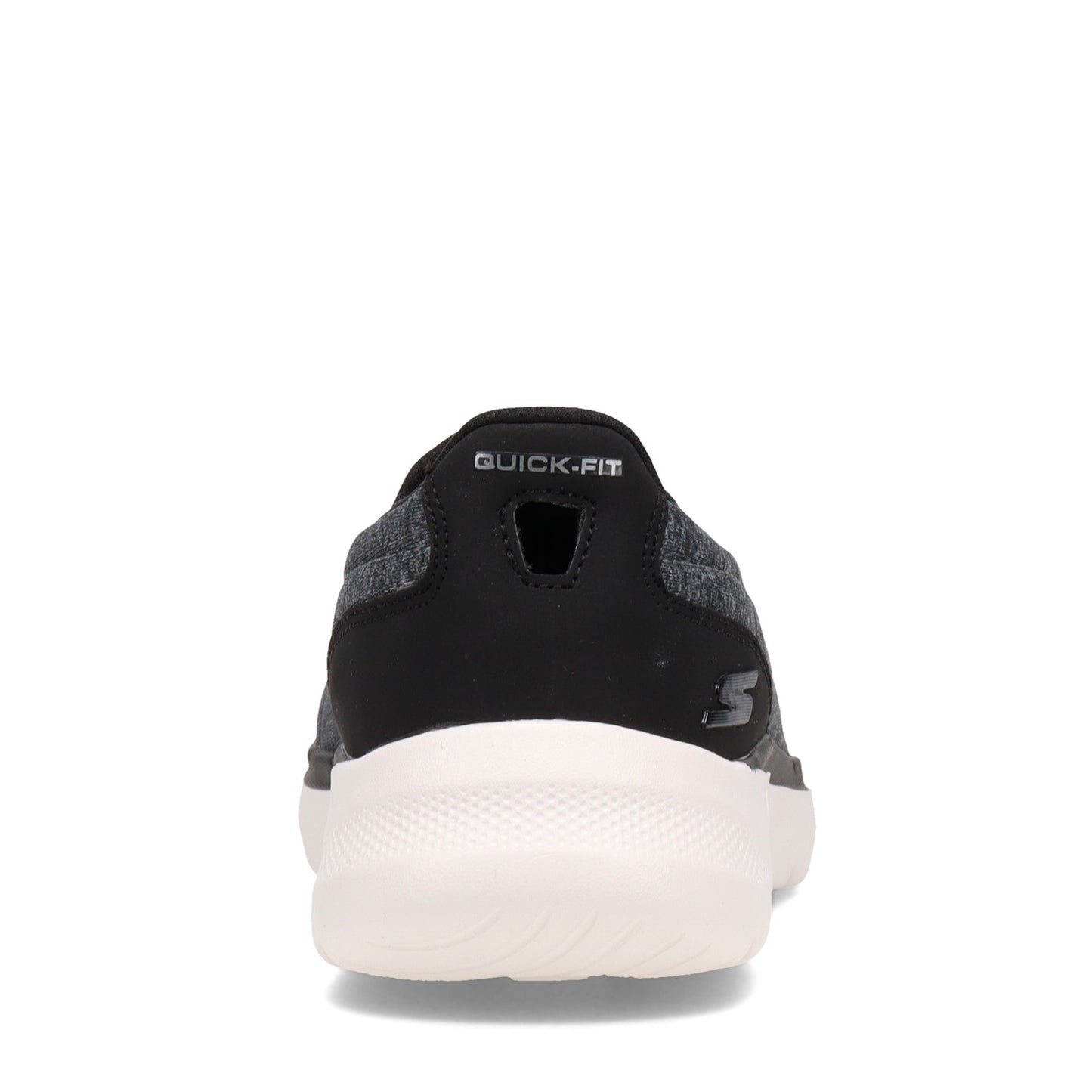Peltz Shoes  Women's Skechers GOwalk 6 - Grand Horizon Slip-On BLACK / WHITE 124507-BKW