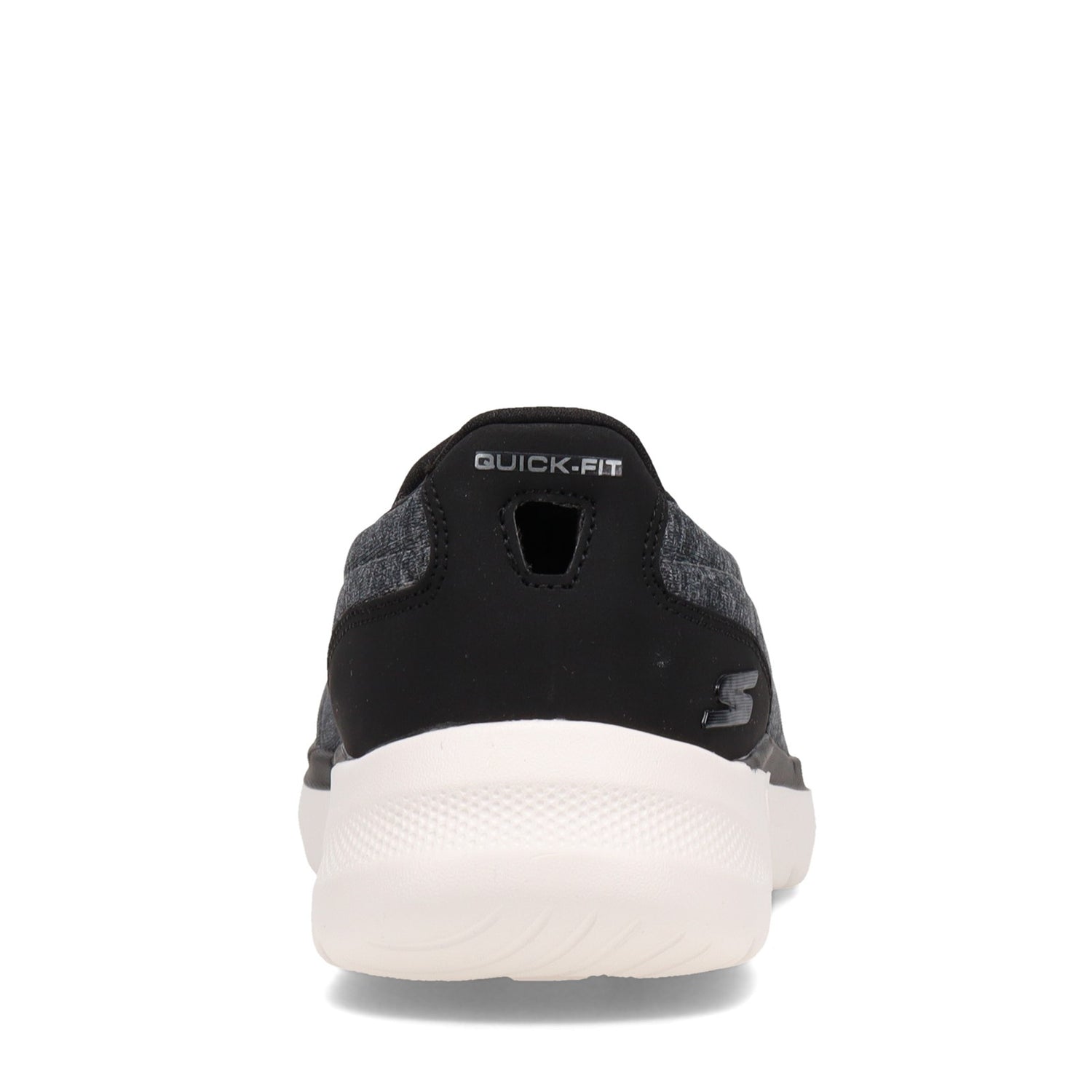 Peltz Shoes  Women's Skechers GOwalk 6 - Grand Horizon Slip-On BLACK / WHITE 124507-BKW