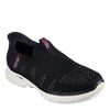Peltz Shoes  Women's Skechers Slip-ins: GO WALK 6 - Valentina Sneaker BLACK 124566-BKMT