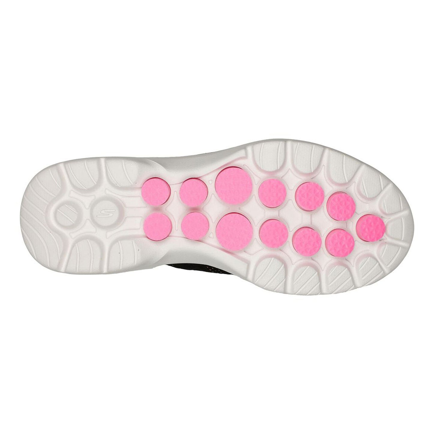 Peltz Shoes  Women's Skechers Slip-ins: GO WALK 6 - Valentina Sneaker BLACK 124566-BKMT