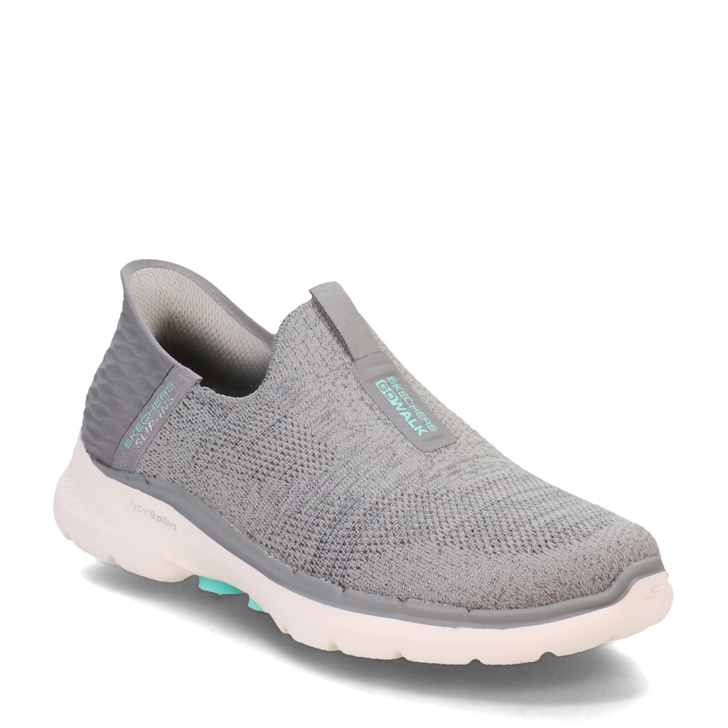 Women's Skechers Slip-ins: GO WALK 6 - Fabulous View Sneaker GREY 124569-GRY