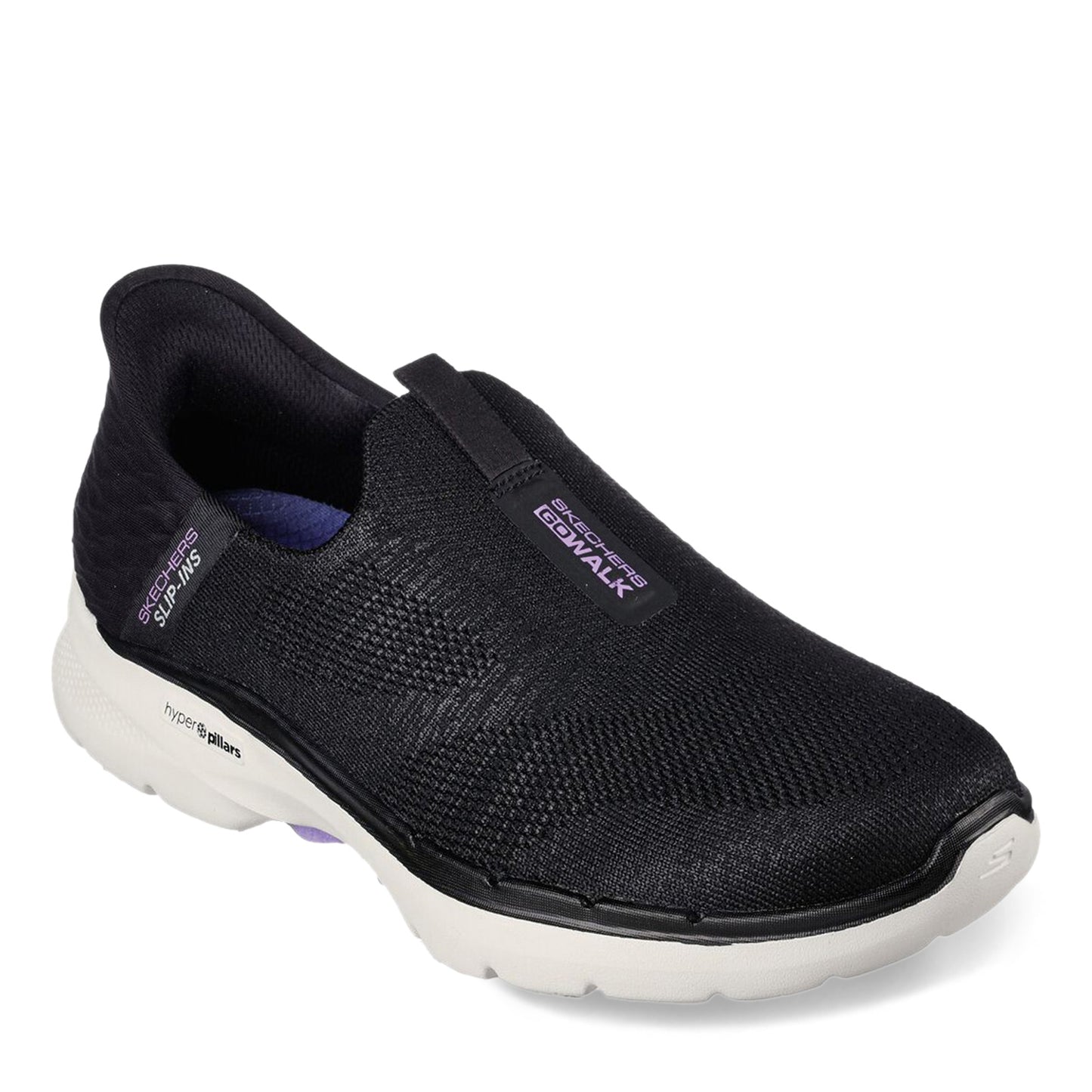 Women's Skechers, Slip-ins: GO WALK 6 - Fabulous View Sneaker - Wide Width  – Peltz Shoes