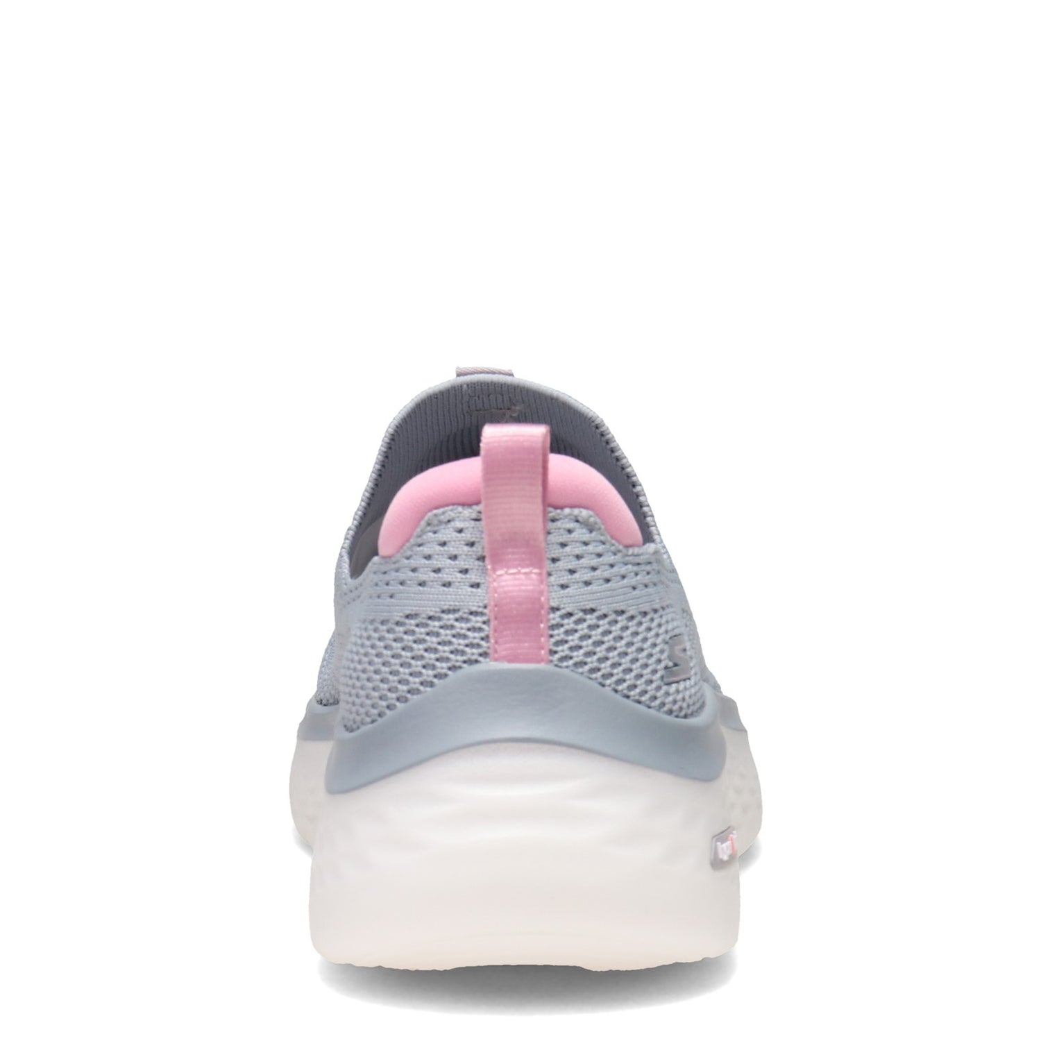 Peltz Shoes  Women's Skechers GOwalk Hyper Burst - Solar Winds Slip-On GRAY PINK 124586-GYPK