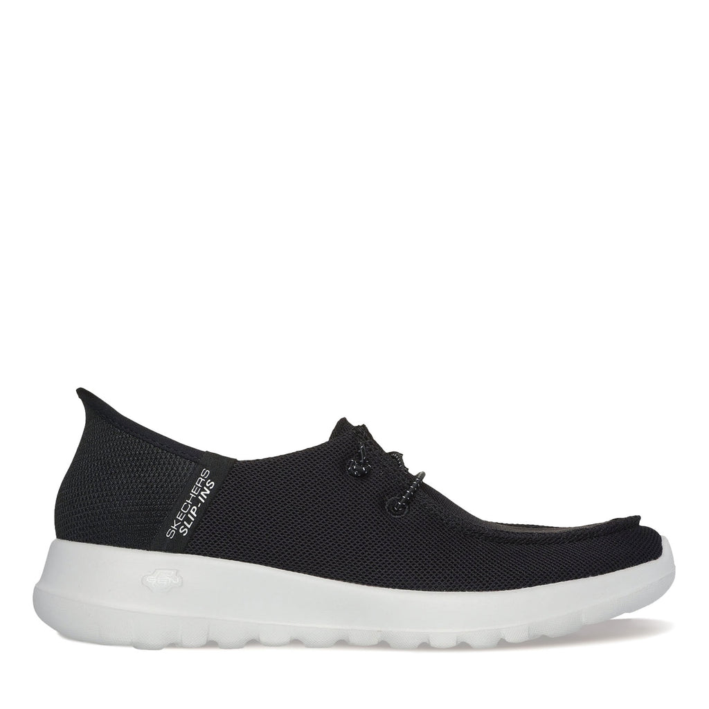 Women's Skechers Slip-ins: GO WALK Joy - Idalis Sneaker BLACK  WHITE 124647-BKW