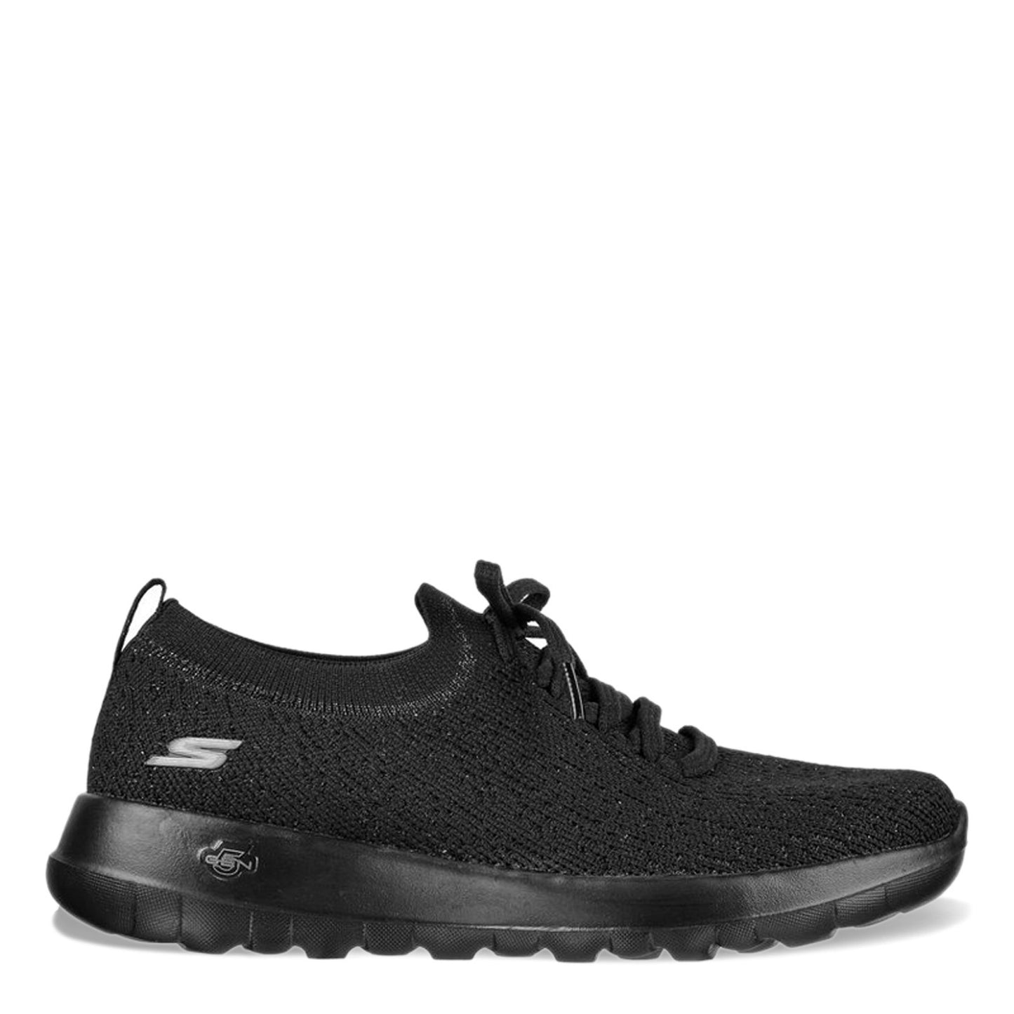 Peltz Shoes  Women's Skechers GO WALK Joy - Sparkling Moves Sneaker BLACK SPARKLE 124700-BBK