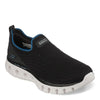 Peltz Shoes  Women's Skechers GO WALK Glide-Step Flex - Dazzling Joy Walking Shoe BLACK / BLUE 124809-BKBL