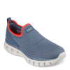 Peltz Shoes  Women's Skechers GO WALK Glide-Step Flex - Dazzling Joy Walking Shoe BLUE ORANGE 124809-BLCL