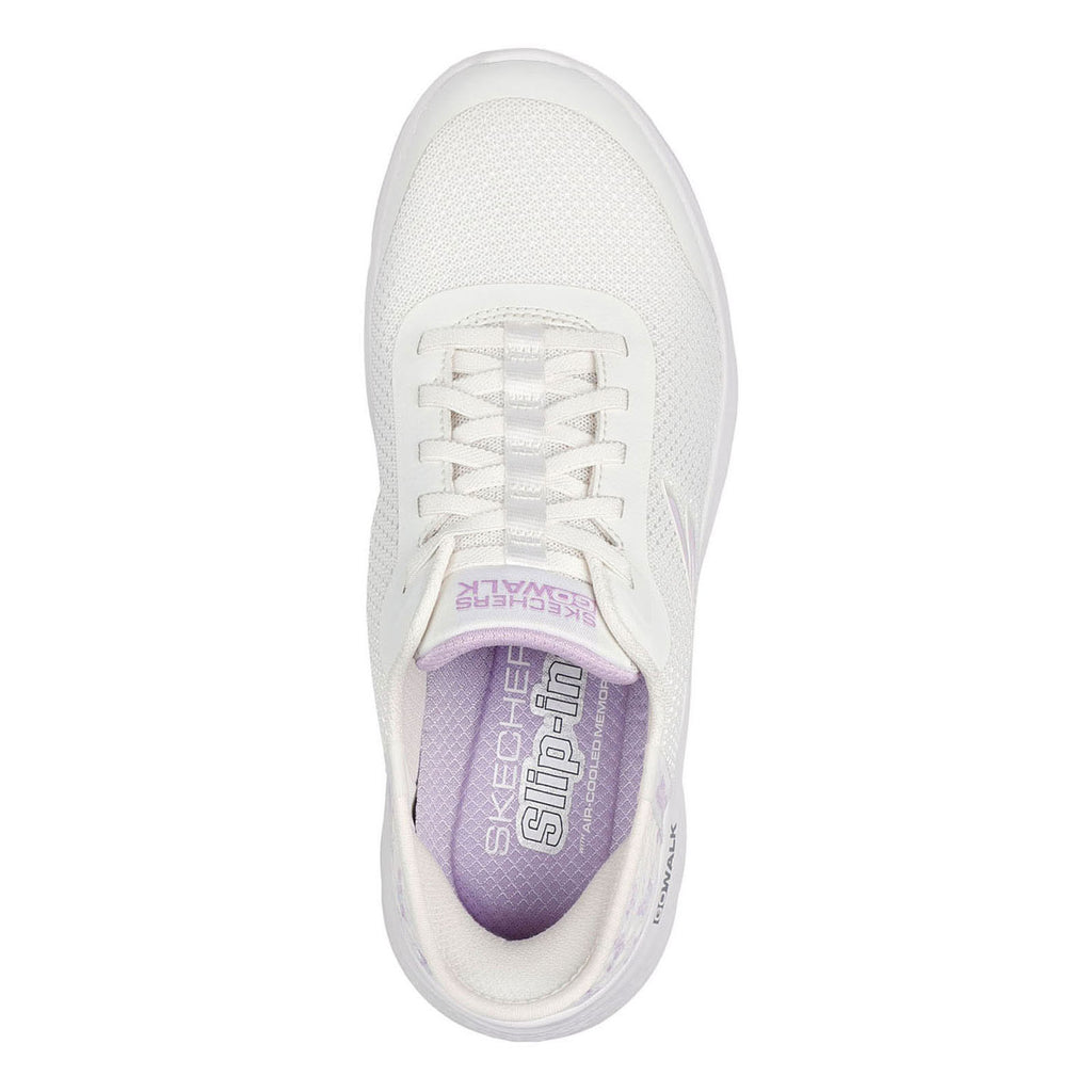 Women's Skechers GO WALK Flex - Slip Ins Eva Walking Shoe NATURAL 124823-NTPR