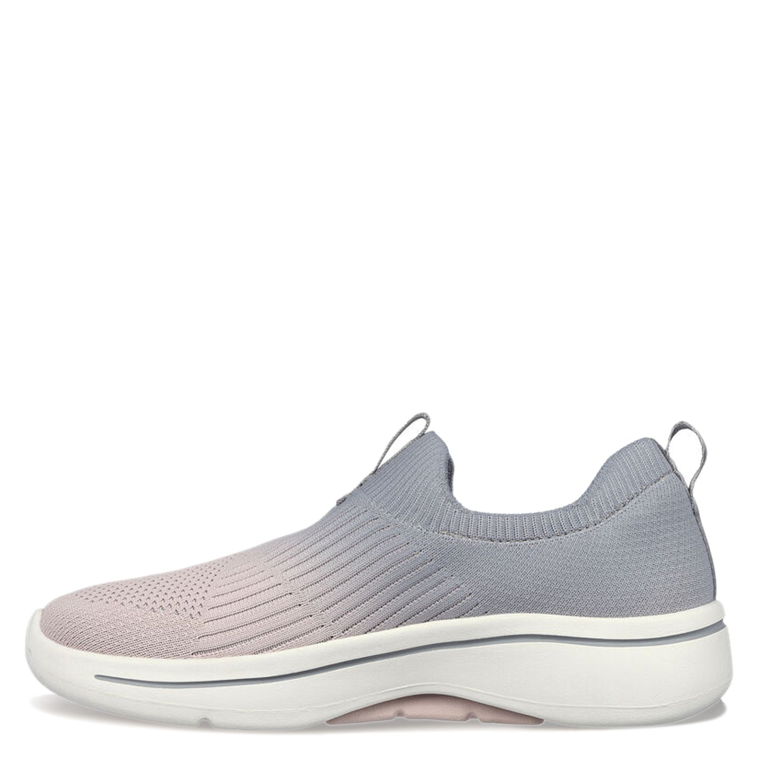 Peltz Shoes  Women's Skechers GO WALK Arch Fit - Ocean Vibes Slip-On GREY 124885-GYPK