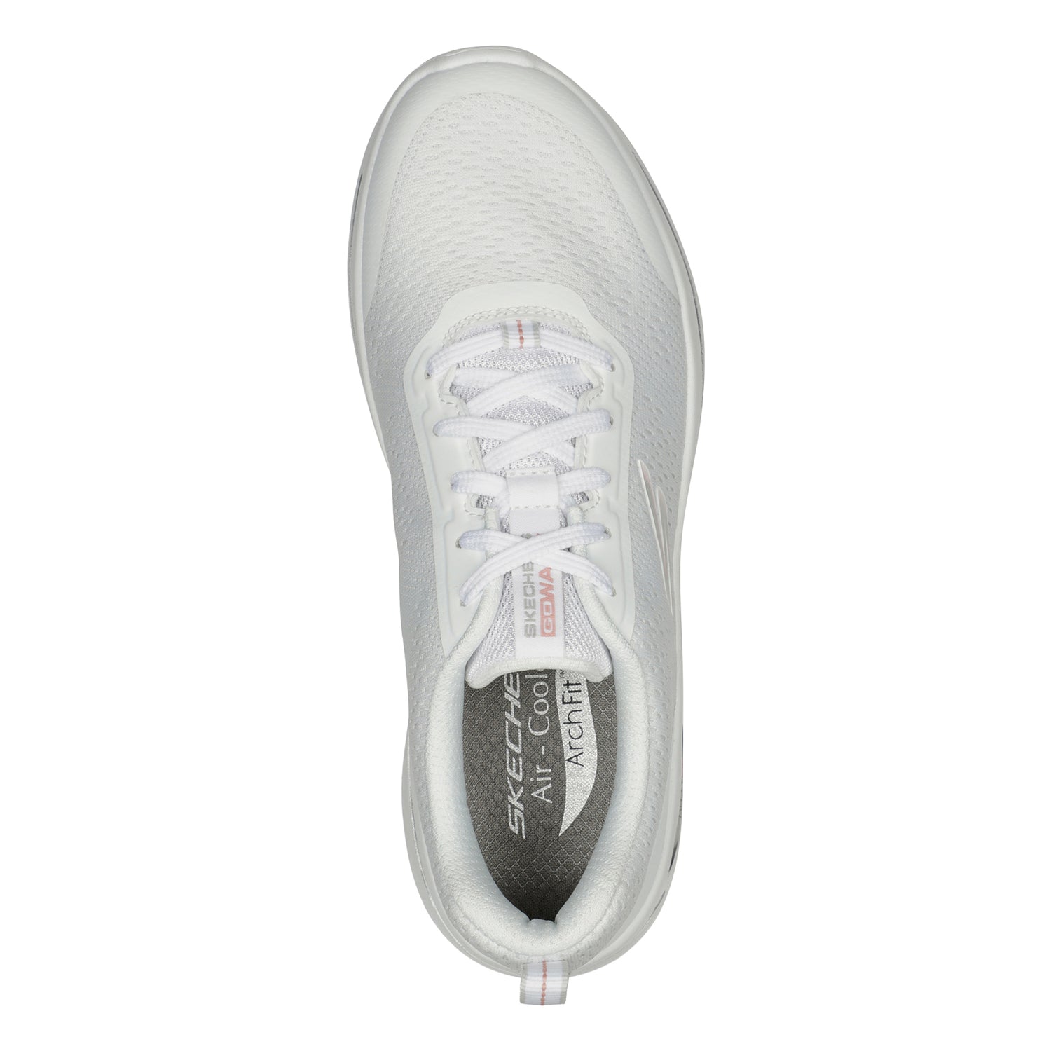 Peltz Shoes  Women's Skechers GO WALK Arch Fit - Uptown Summer Sneaker WHITE MULTI 124887-WLPK