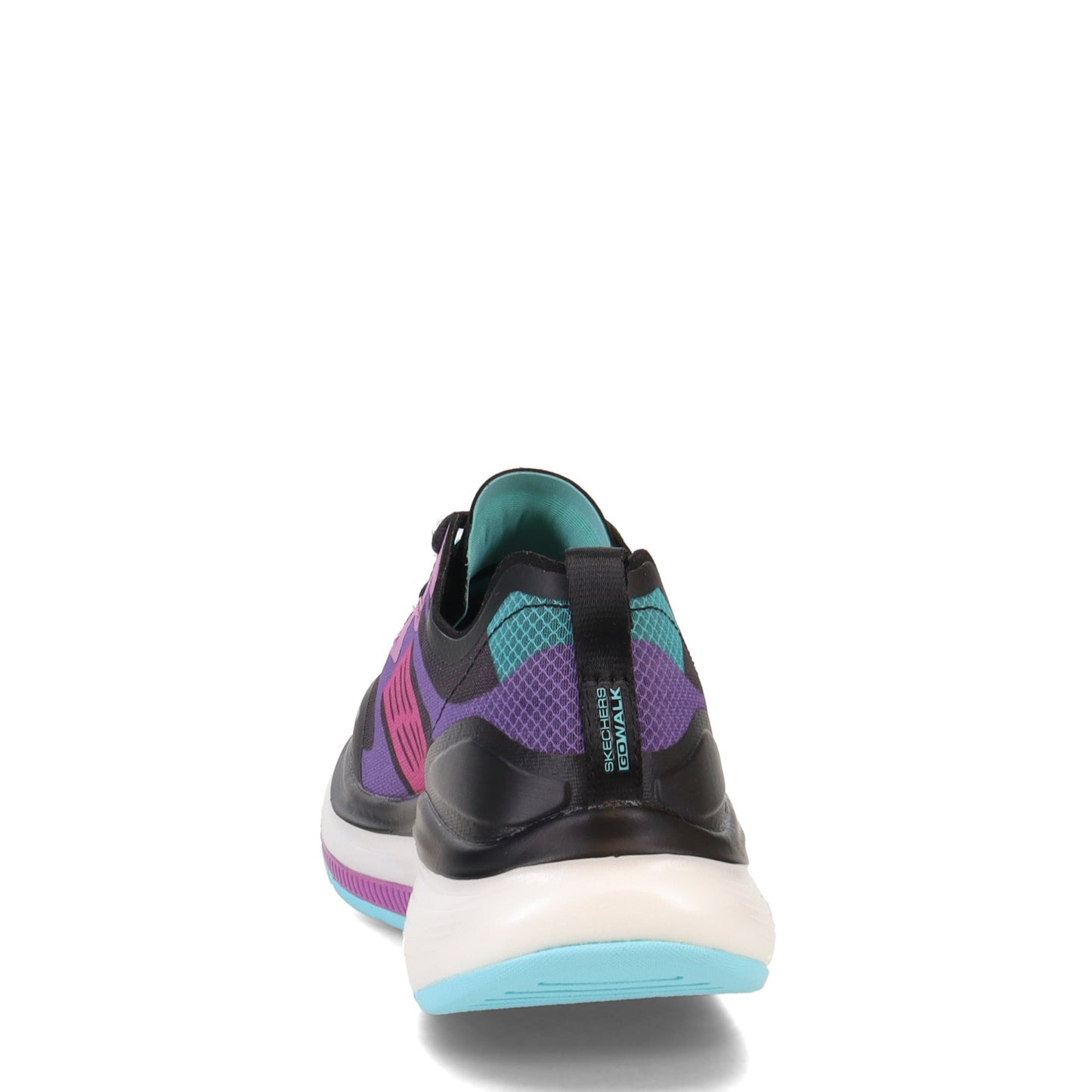 Peltz Shoes  Women's Skechers GO WALK Workout - Galaxy Motion Walking Shoe BLACK MULTI 124939-BKMT