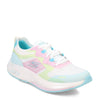 Peltz Shoes  Women's Skechers GO WALK Workout - Galaxy Motion Walking Shoe WHITE 124939-WMLT