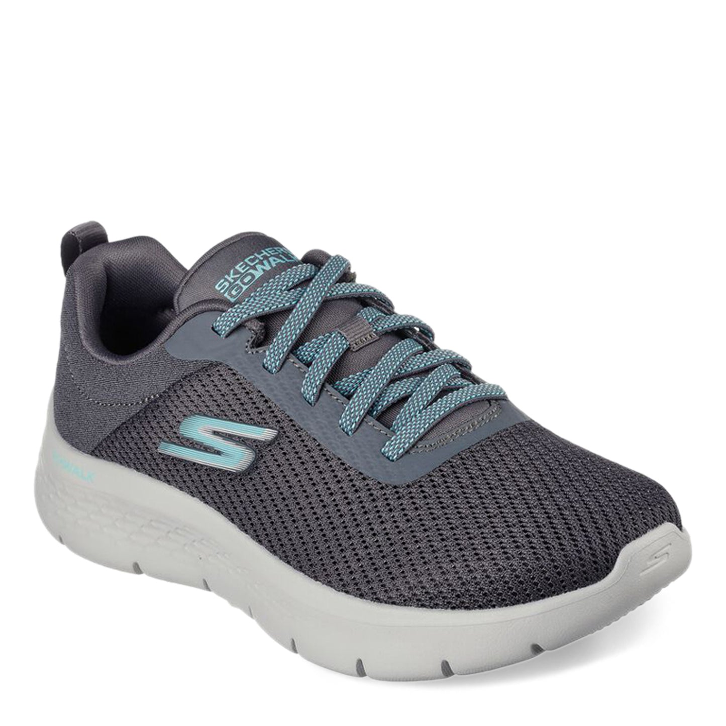 Peltz Shoes  Women's Skechers GO WALK FLEX - Alani Sneaker GREY 124952-CCTQ