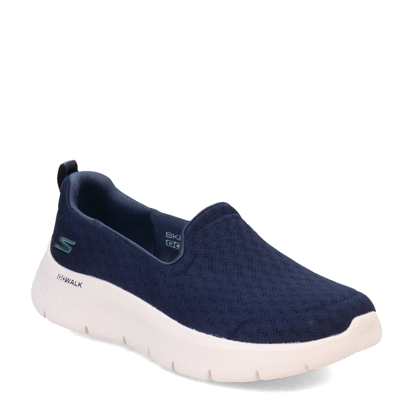 Peltz Shoes  Women's Skechers GO WALK FLEX - Ocean Wind Sneaker NAVY 124955-NVY