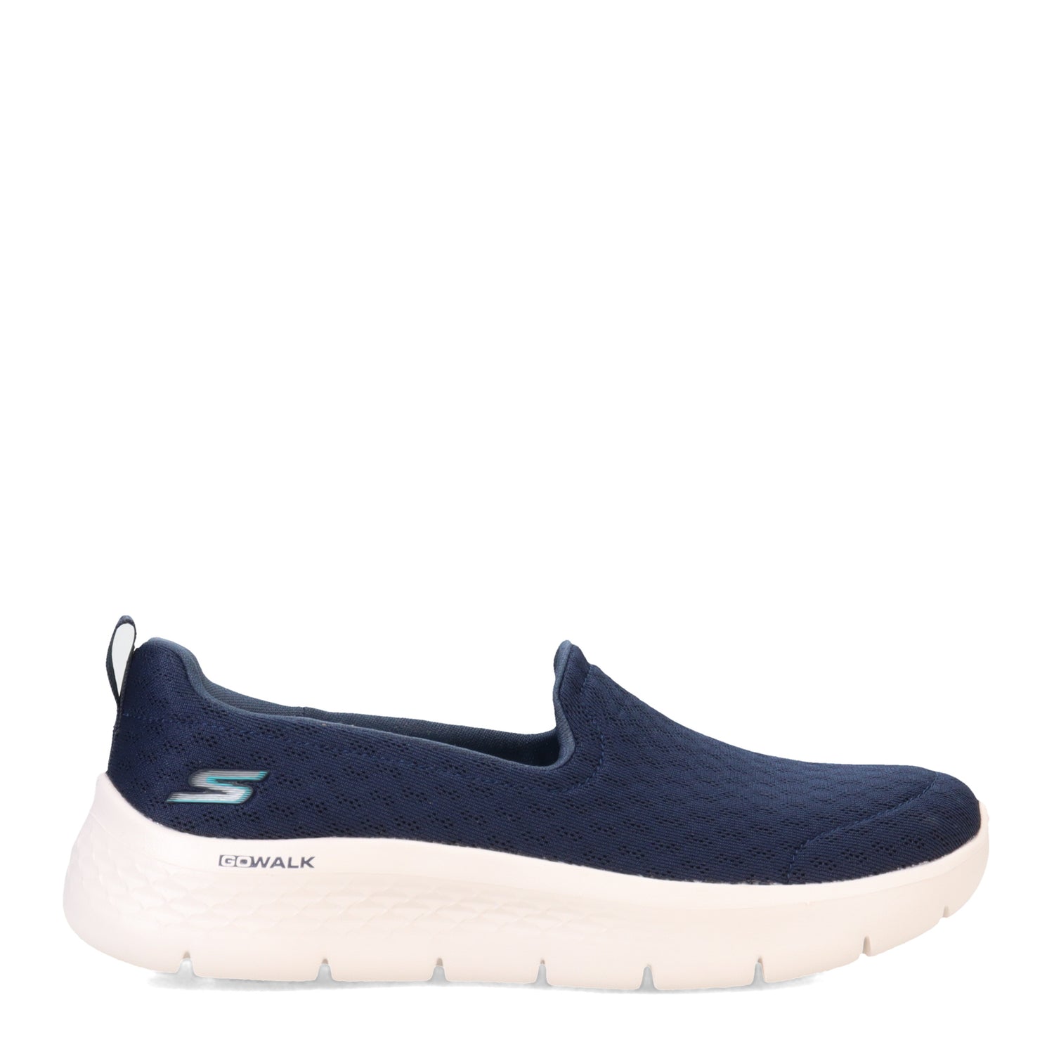Peltz Shoes  Women's Skechers GO WALK FLEX - Ocean Wind Sneaker NAVY 124955-NVY