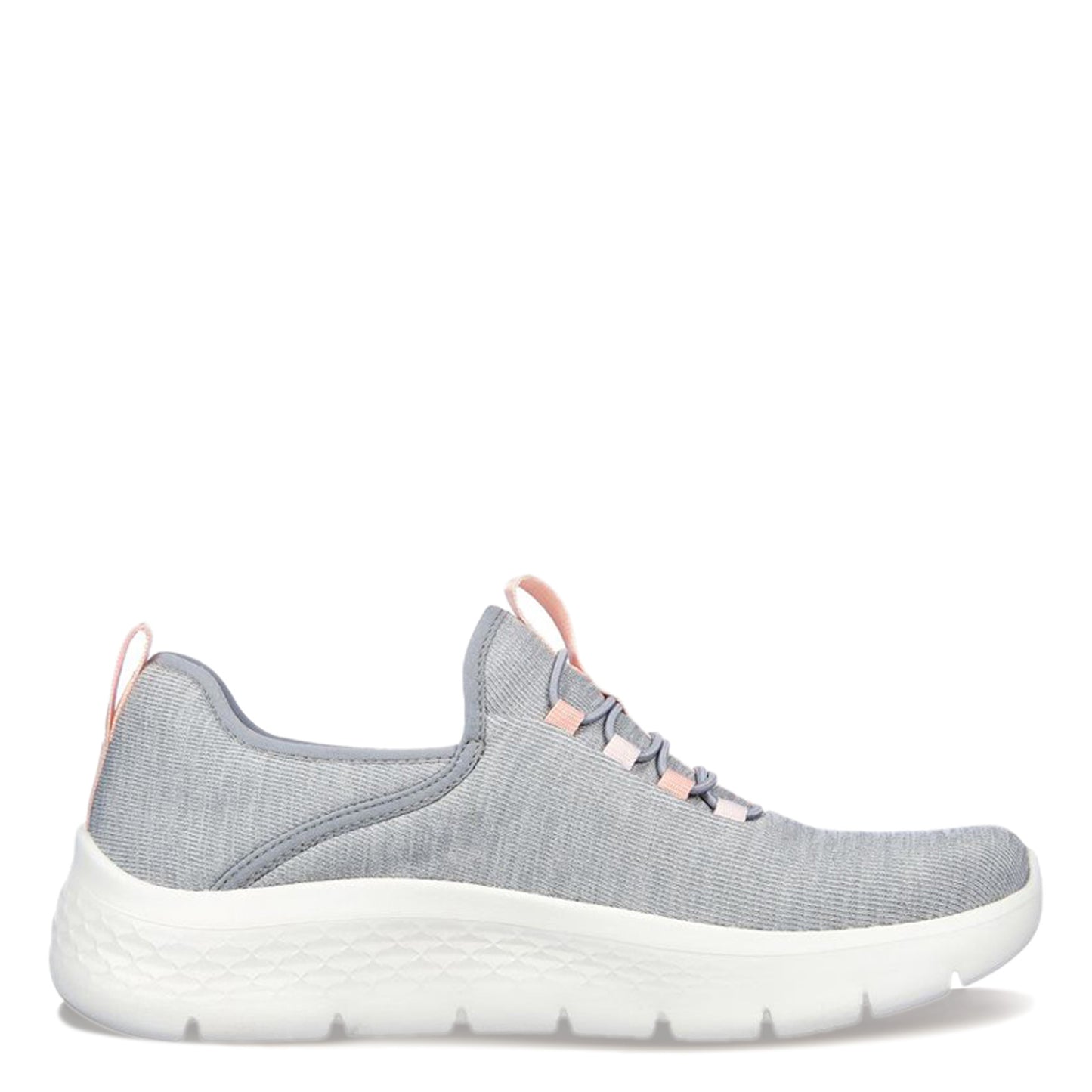 Peltz Shoes  Women's Skechers GO WALK FLEX - Lucy Sneaker GREY 124956-GYPK