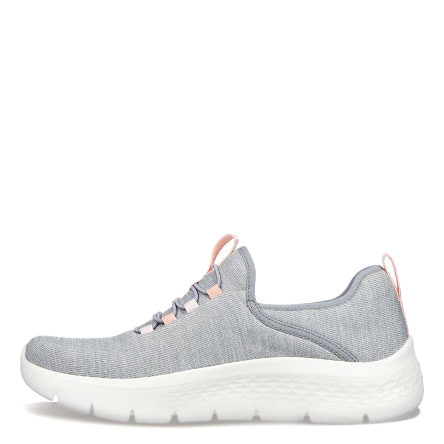 Peltz Shoes  Women's Skechers GO WALK FLEX - Lucy Sneaker GREY 124956-GYPK