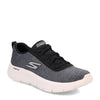 Peltz Shoes  Women's Skechers GO WALK FLEX - Dazzling Smile Sneaker BLACK 124959-BLK