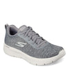 Peltz Shoes  Women's Skechers GO WALK FLEX - Dazzling Smile Sneaker GREY 124959-GRY