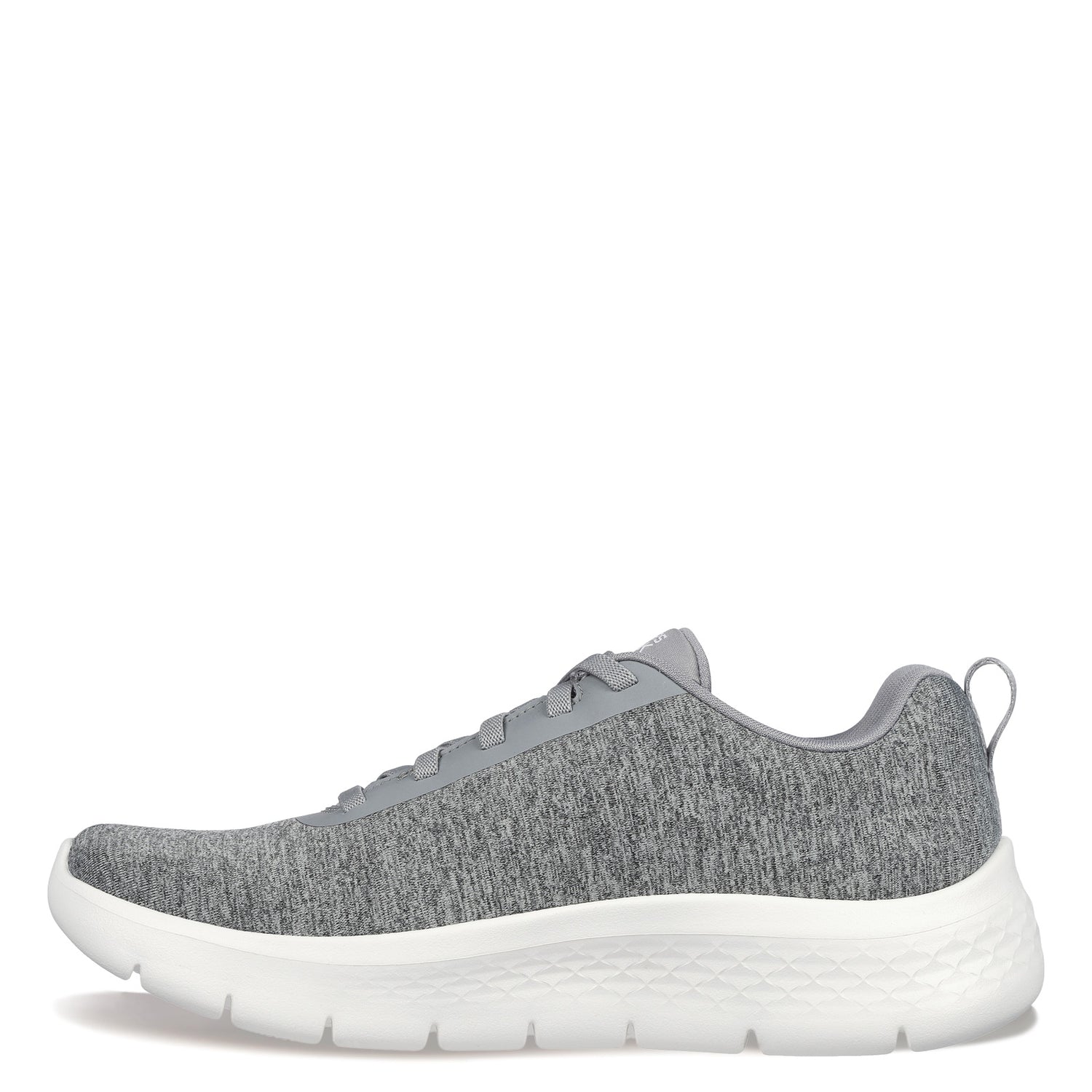 Peltz Shoes  Women's Skechers GO WALK FLEX - Dazzling Smile Sneaker - Wide Width GREY 124959W-GRY