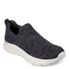 Peltz Shoes  Women's Skechers GO WALK Flex - Vella Sneaker Black/white 124961-BKW