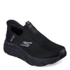 Peltz Shoes  Women's Skechers Slip-ins: Max Cushioning - Smooth Sneaker BLACK 128571-BBK
