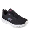 Peltz Shoes  Women's Skechers GO RUN Glide-Step Flex Running Shoe Black 128890-BKW