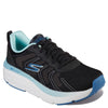 Peltz Shoes  Women's Skechers Max Cushioning Delta Running Shoe BLACK / BLUE 129120-BKBL