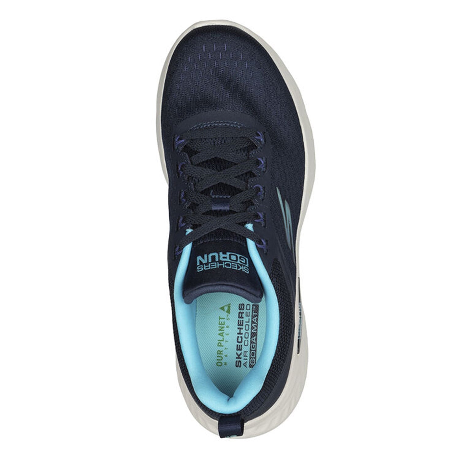 Peltz Shoes  Women's Skechers GO RUN Lite Running Shoe Navy Blue 129423-NVAQ