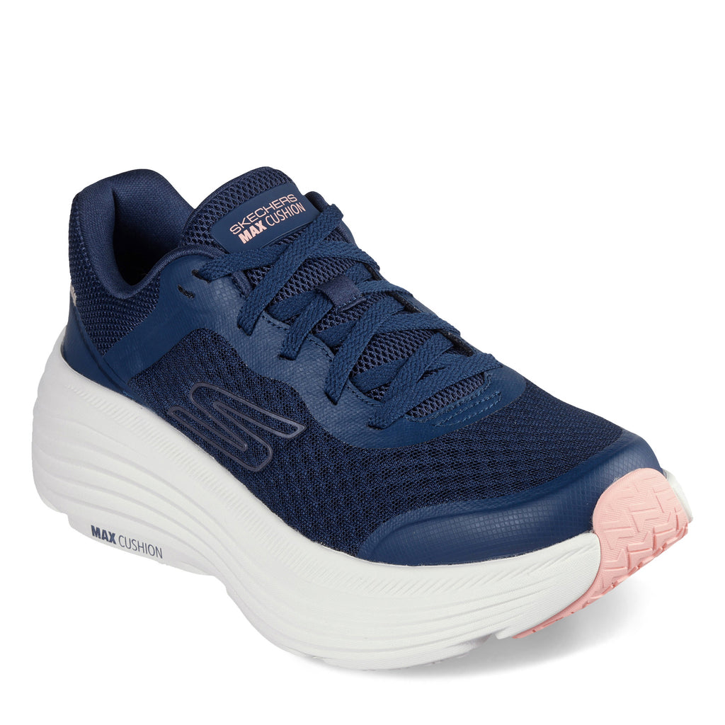 Women's Skechers Max Cushioning Endeavour Running Shoe NAVY/PINK 129470-NVPK