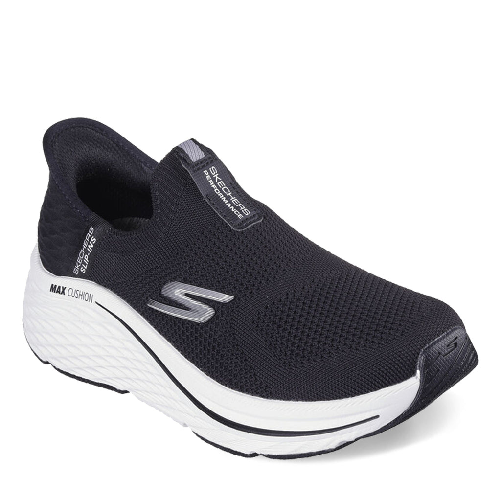 Womens Skechers Performance Max Cush Elite 2.0 Eternal Blk Casuals BLACK WHITE 129611-BKW