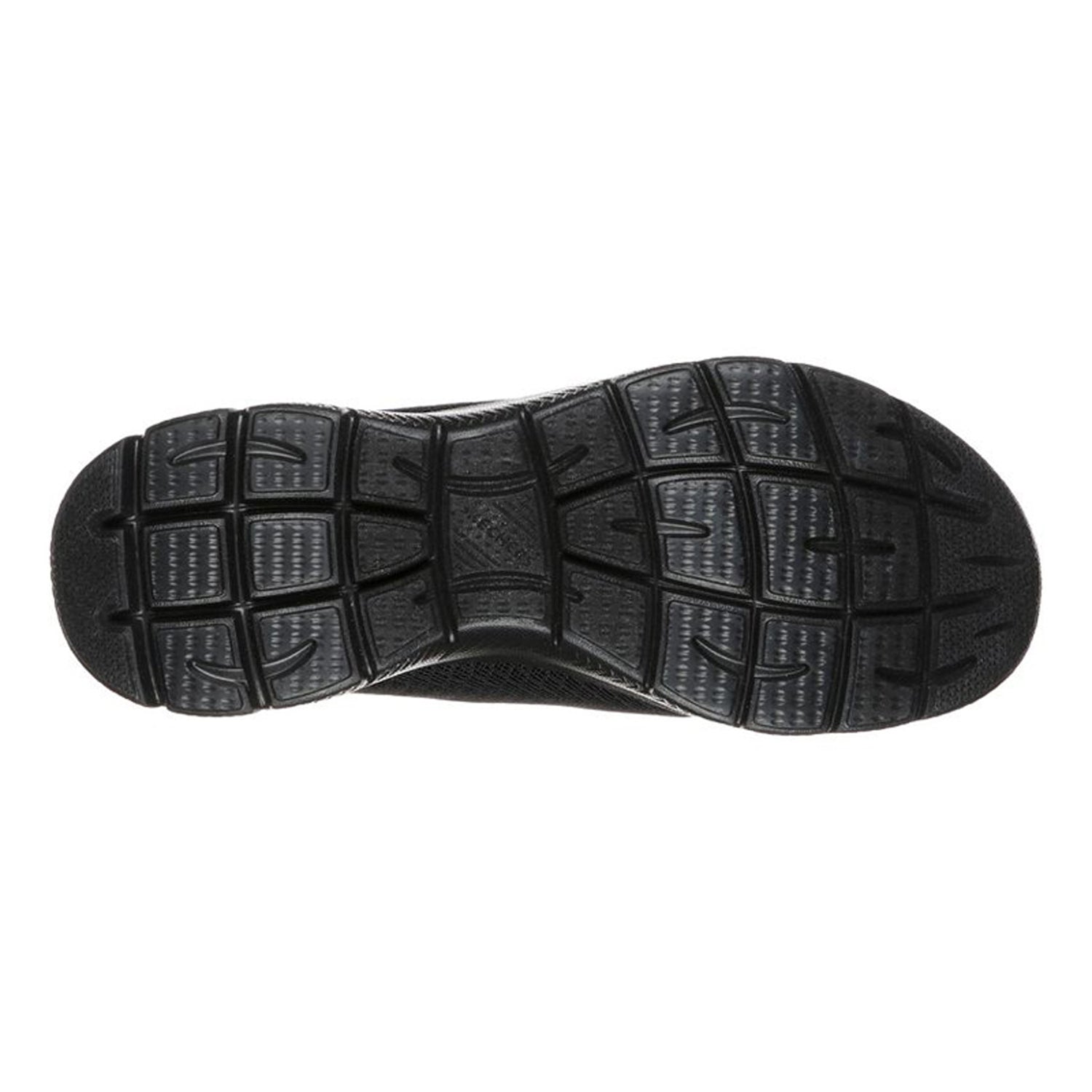 Peltz Shoes  Women's Skechers Summits Slip on Sneakers BLACK 12980-BBK