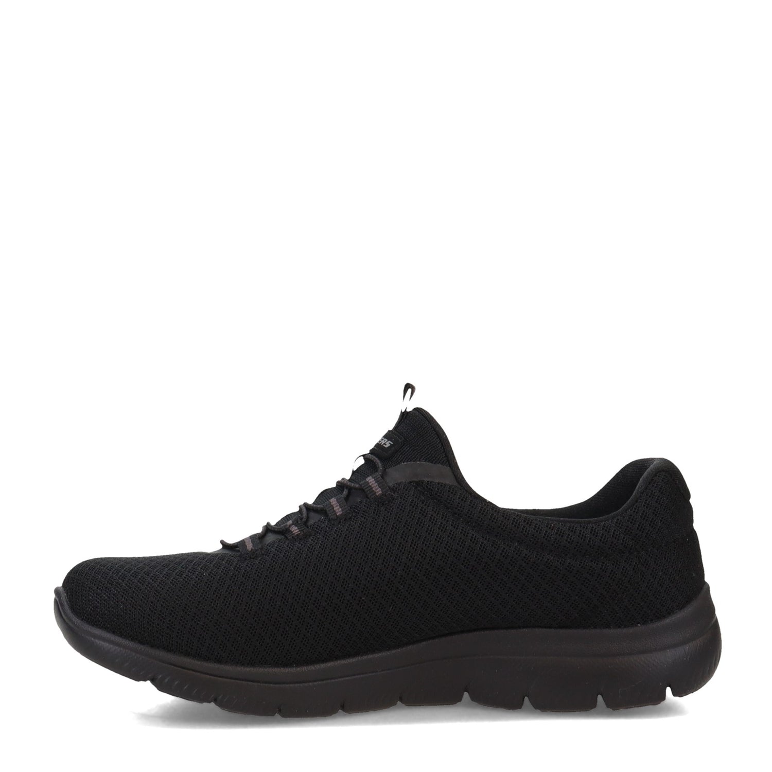 Peltz Shoes  Women's Skechers Summits Sneaker - Wide Width BLACK 12980W-BBK
