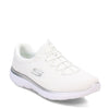 Peltz Shoes  Women's Skechers Summits Sneaker - Wide Width WHITE 12980W-WSL