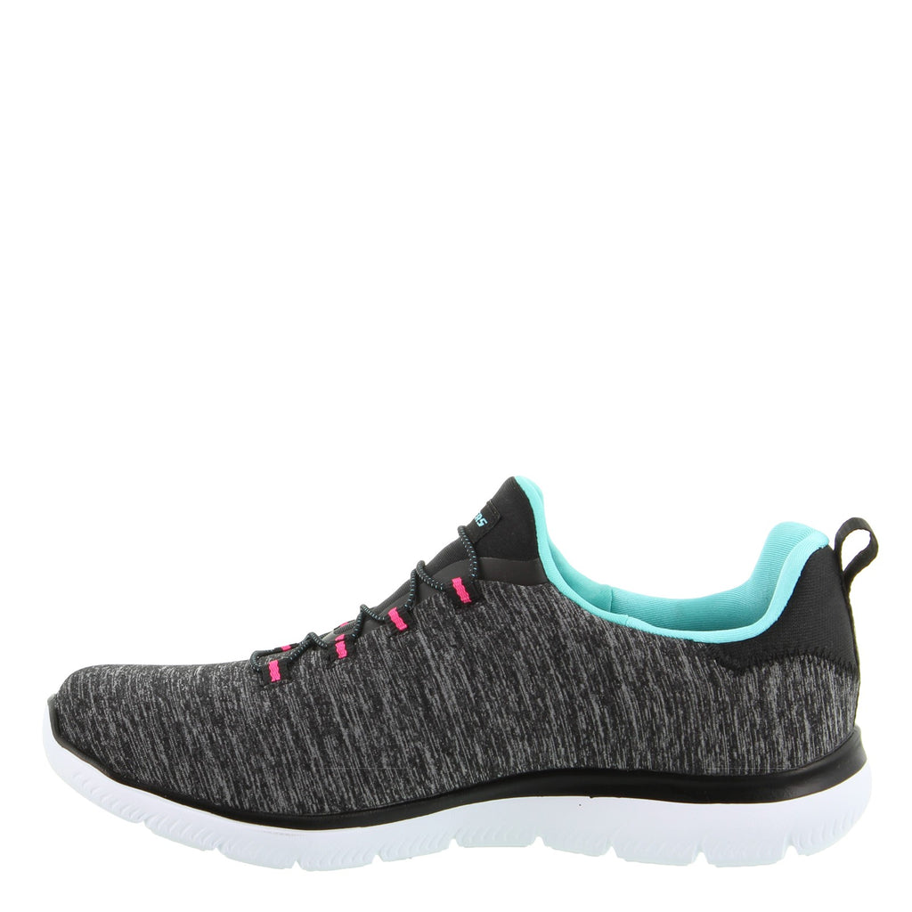 Women's Skechers Summits - Quick Getaway Sneaker BLACK 12983-BKLB
