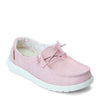 Peltz Shoes  Girl's Hey Dude Wendy Slip-On - Little Kid PINK 130125018