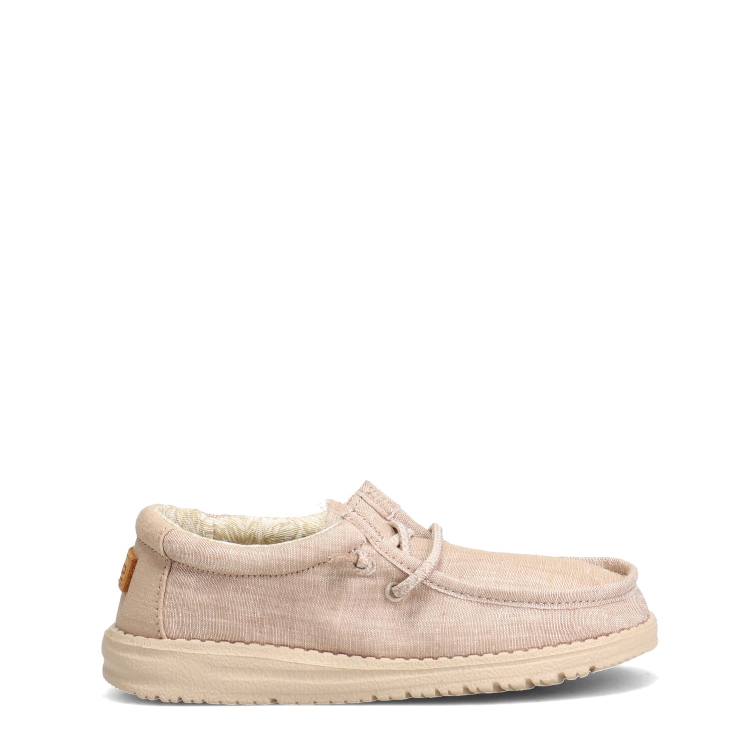Peltz Shoes  Boy's Hey Dude Wally Slip-On - Little Kid & Big Kid BEIGE 130130500