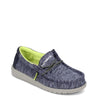 Peltz Shoes  Boy's Hey Dude Wally Slip-On - Little Kid & Big Kid NAVY 130132556