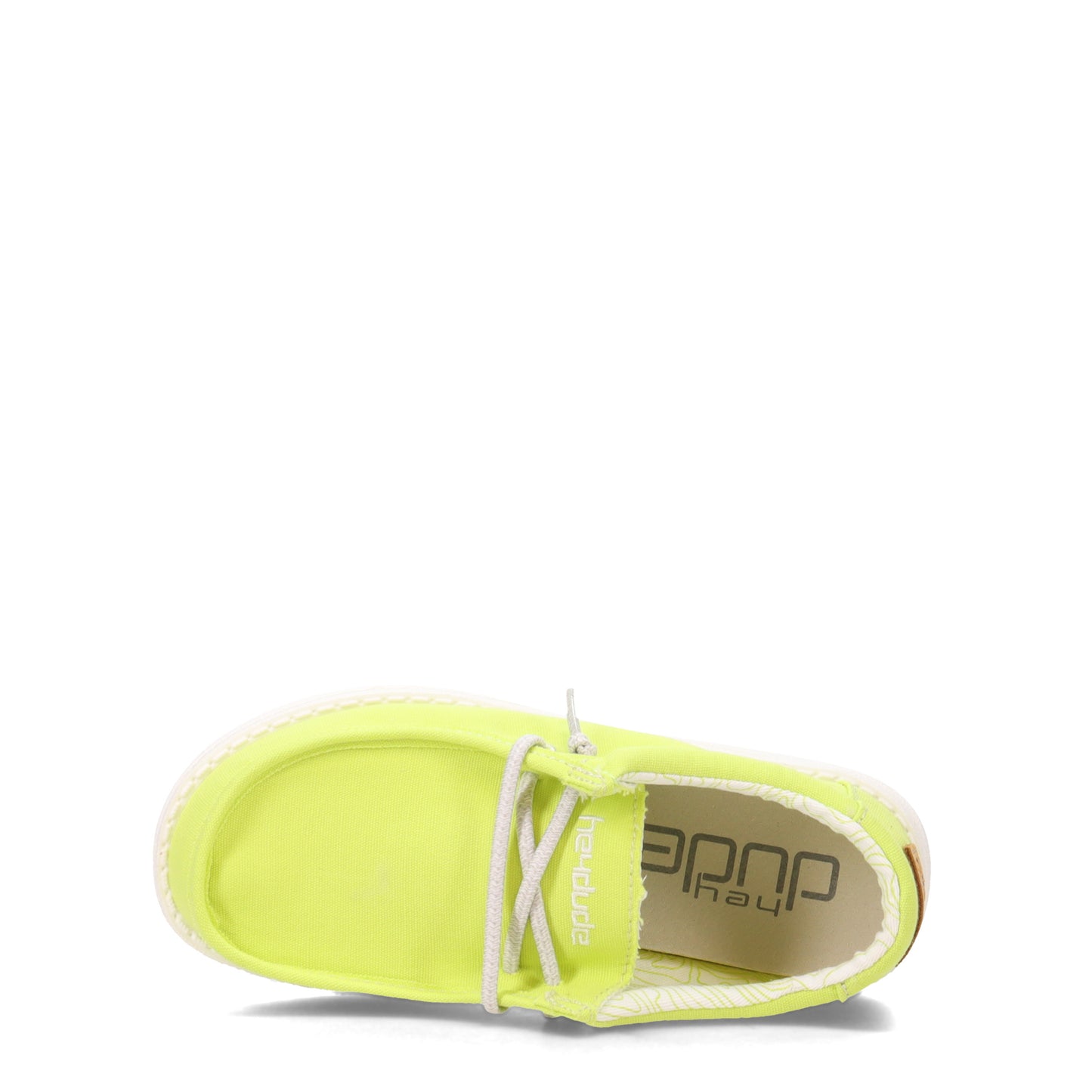 Peltz Shoes  Boy's Hey Dude Wally Slip-On - Little Kid & Big Kid LIME 130138014